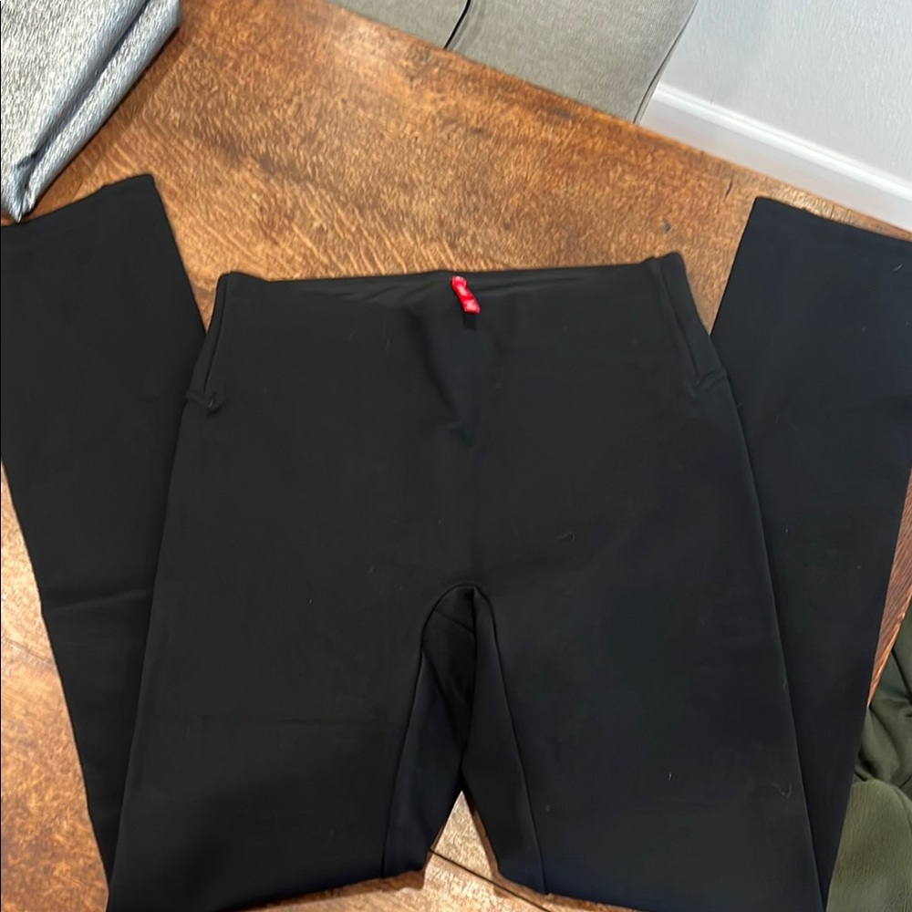 Spanx leggings with sexy split hem